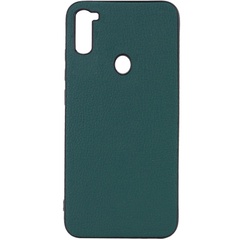 Кожаная накладка Epic Vivi series для Samsung Galaxy A11 Зеленый / Pine green