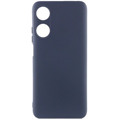 Чохол Silicone Cover Lakshmi Full Camera (A) для Oppo A38 / A18, Синій / Midnight Blue