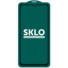 Защитное стекло SKLO 5D (тех.пак) для Xiaomi Redmi 12 / Poco M6 Pro Черный