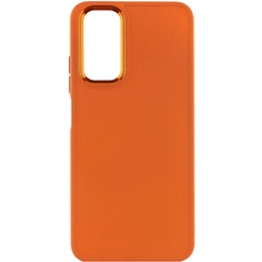 TPU чехол Bonbon Metal Style для Xiaomi Redmi Note 11 (Global) / Note 11S Оранжевый / Papaya