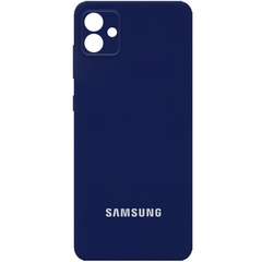 Чохол Silicone Cover Full Camera (AA) для Samsung Galaxy A04e, Темно-синій / Midnight blue
