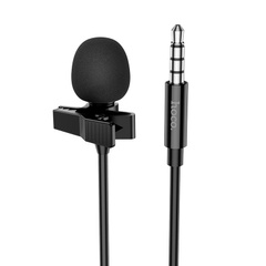 Мікрофон петличний Hoco L14 3,5mm, Чорний