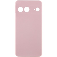 Чохол Silicone Cover Lakshmi Full Camera (AAA) для Google Pixel 7, Рожевий / Pink Sand