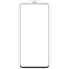 Защитное стекло SKLO 5D (тех.пак) для Xiaomi 13 / 14 Черный / Белая подложка