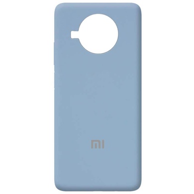 Чехол Silicone Cover Full Protective (AA) для Xiaomi Mi 10T Lite / Redmi Note 9 Pro 5G Голубой / Lilac Blue