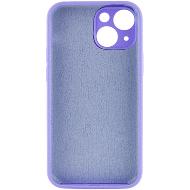 Чехол Silicone Case Full Camera Protective (AA) NO LOGO для Apple iPhone 15 Plus (6.7") Сиреневый / Dasheen