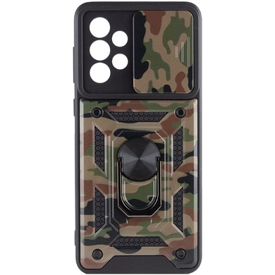 Удароміцний чохол Camshield Serge Ring Camo для Samsung Galaxy A53 5G, Коричневий / Army Brown