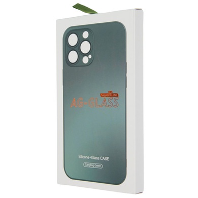 Чохол TPU+Glass Sapphire matte case для Apple iPhone 11 Pro Max (6.5"), Cangling Green