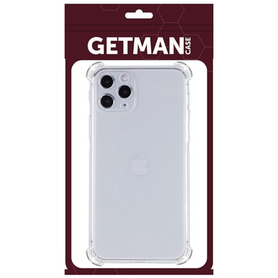 TPU чохол GETMAN Ease logo посиленими кутами для Apple iPhone 11 Pro Max (6.5"), Безбарвний (прозорий)