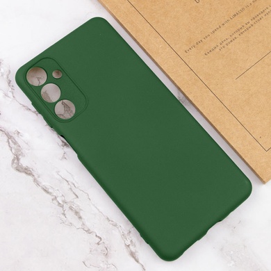 Чехол Silicone Cover Lakshmi Full Camera (AA) для Samsung Galaxy M35 5G Зеленый / Dark green