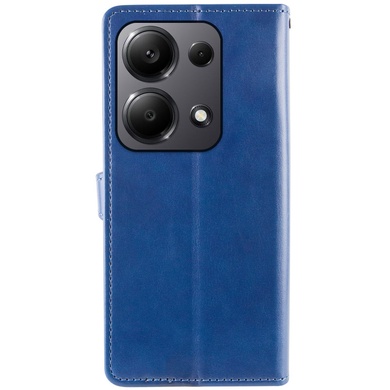 Кожаный чехол книжка GETMAN Gallant (PU) для Xiaomi Redmi Note 13 5G Синий