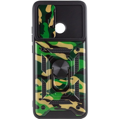 Удароміцний чохол Camshield Serge Ring Camo для Xiaomi Redmi 9C / 10A, Зелений / Army green