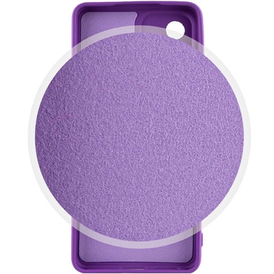 Чехол Silicone Cover Lakshmi Full Camera (A) для Motorola Moto G04 Фиолетовый / Purple