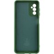 Чохол Silicone Cover Lakshmi Full Camera (AA) для Samsung Galaxy M35 5G, Зелений / Dark Green