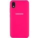Чохол Silicone Cover Full Protective (AA) для Samsung Galaxy M01 Core / A01 Core, Рожевий / Barbie pink