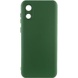 Чохол Silicone Cover Lakshmi Full Camera (A) для Samsung Galaxy A03 Core, Зелений / Dark Green