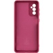 Чехол Silicone Cover Lakshmi Full Camera (A) для Samsung Galaxy A35 Бордовый / Marsala