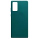 Силиконовый чехол Candy для Samsung Galaxy Note 20 Зеленый / Forest green