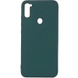 Шкіряна накладка Epic Vivi series для Samsung Galaxy A11, Зелений / Pine green