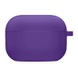 Силиконовый футляр с микрофиброй для наушников Airpods Pro Фиолетовый / Ultra Violet