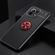 TPU чехол Deen ColorRing под магнитный держатель (opp) для Xiaomi Mi 11 Черный / Красный