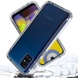 Чехол TPU+PC Full Body с защитой 360 для Samsung Galaxy A71 Прозрачный