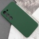 Чехол Silicone Cover Lakshmi Full Camera (AAA) для Samsung Galaxy S24 Зеленый / Cyprus Green