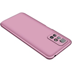 Пластиковая накладка GKK LikGus 360 градусов (opp) для Xiaomi Poco X4 Pro 5G Розовый / Rose Gold