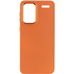TPU чехол Bonbon Metal Style для Xiaomi Redmi Note 13 Pro+ Оранжевый / Papaya