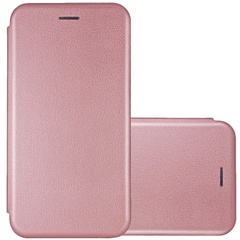 Кожаный чехол (книжка) Classy для Samsung Galaxy A03s Rose Gold