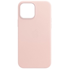 Шкіряний чохол Leather Case (AA) with MagSafe для Apple iPhone 14 Plus (6.7"), Sand Pink