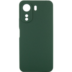 Чохол TPU GETMAN Liquid Silk Full Camera для Xiaomi Redmi 13C / Poco C65, Зелений / Dark Green