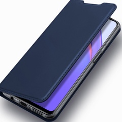 Чехол-книжка Dux Ducis с карманом для визиток для Xiaomi Mi 10T Lite / Redmi Note 9 Pro 5G Синий