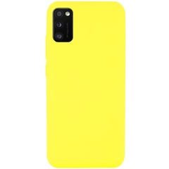 Чехол Silicone Cover Full without Logo (A) для Samsung Galaxy A41 Желтый / Flash