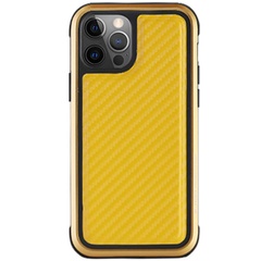Чохол PC+TPU+Metal K-DOO MARS Series для Apple iPhone 13 Pro (6.1"), Carbon Yellow