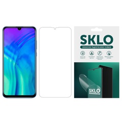 Защитная гидрогелевая пленка SKLO (экран) для Huawei P Smart+ 2019 Прозрачный