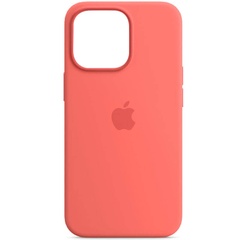 Чохол Silicone case (AAA) full with Magsafe для Apple iPhone 13 Pro Max (6.7"), Розовый / Pink Pomelo