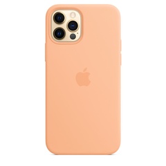 Чехол Silicone Case Full Protective (AA) для Apple iPhone 12 Pro / 12 (6.1") Оранжевый / Cantaloupe