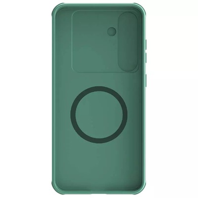 Карбонова накладка Nillkin CamShield Pro Magnetic для Samsung Galaxy S24, Deep Green