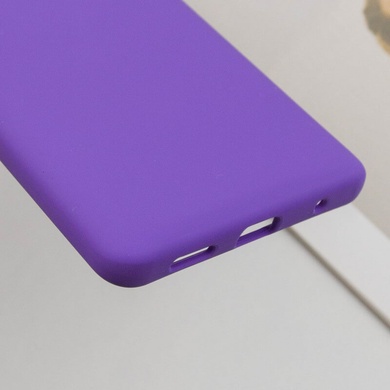 Чехол Silicone Cover Lakshmi Full Camera (AAA) для Xiaomi Redmi Note 10 Pro / 10 Pro Max Фиолетовый / Amethyst