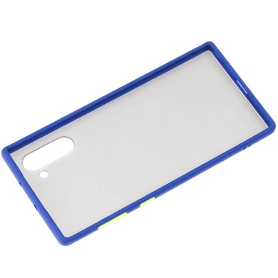TPU+PC чехол LikGus Maxshield для Samsung Galaxy Note 10 Синий
