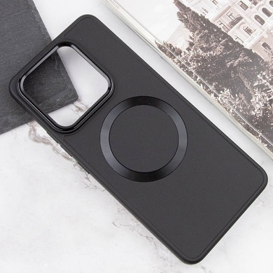 TPU чохол Bonbon Metal Style with MagSafe для Xiaomi 13 Pro, Чорний / Black