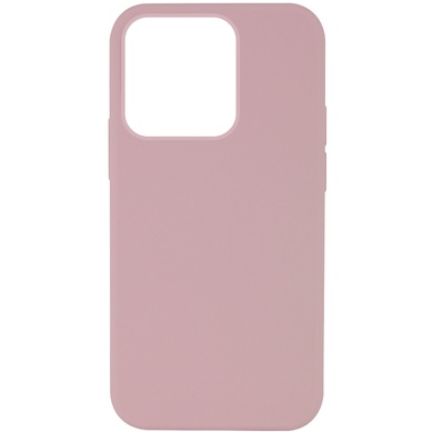 Чохол Silicone Case Full Protective (AA) NO LOGO для Apple iPhone 15 Pro Max (6.7"), Рожевий / Pink Sand