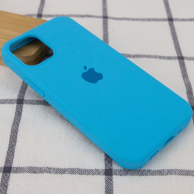 Чехол Silicone Case Full Protective (AA) для Apple iPhone 13 Pro Max (6.7") Голубой / Blue