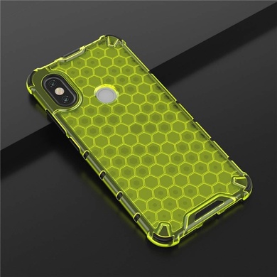 Ударопрочный чехол Honeycomb для Samsung Galaxy A10s Зеленый