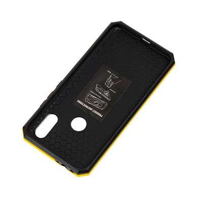 Ударопрочный чехол SG Ring Color магнитный держатель для Samsung Galaxy A20 / A30 Желтый