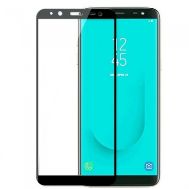 Защитное стекло 2.5D CP+ (full glue) для Samsung J600F Galaxy J6 (2018) Черный
