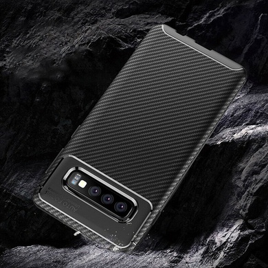 TPU чехол iPaky Kaisy Series для Samsung Galaxy S10 Черный