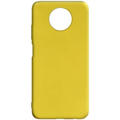 Силиконовый чехол Candy для Xiaomi Redmi Note 9 5G / Note 9T Желтый