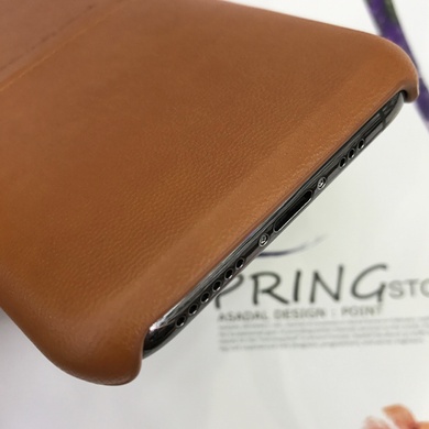 Кожаная накладка G-Case Cardcool Series для Apple iPhone 12 mini (5.4") Коричневый